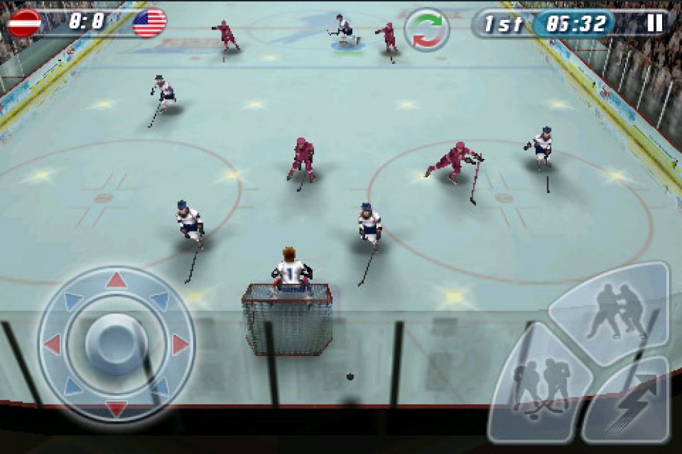 Screenshot ze hry Hockey Nations 2010 - Recenze-her.cz