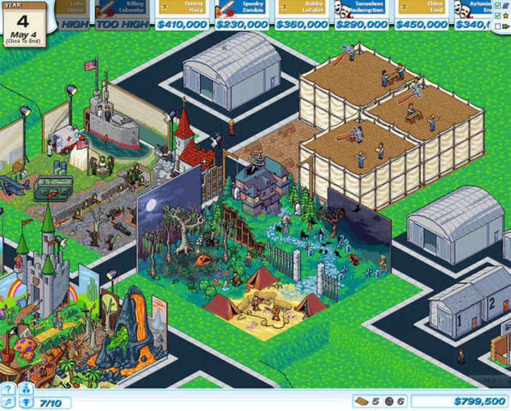 Screenshot ze hry Hollywood Tycoon - Recenze-her.cz