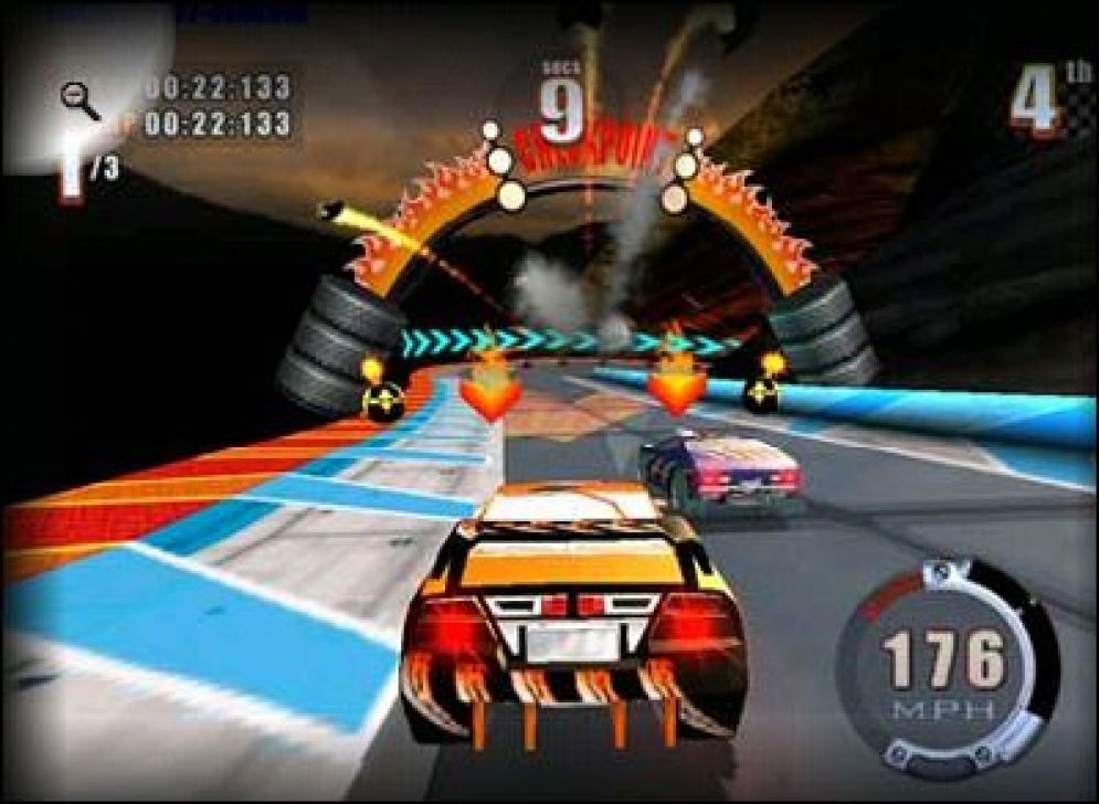 Screenshot ze hry Hot Wheels Stunt Track Challenge - Recenze-her.cz