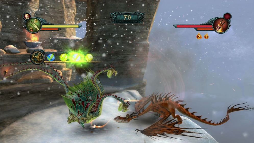 Screenshot ze hry How to Train Your Dragon  - Recenze-her.cz