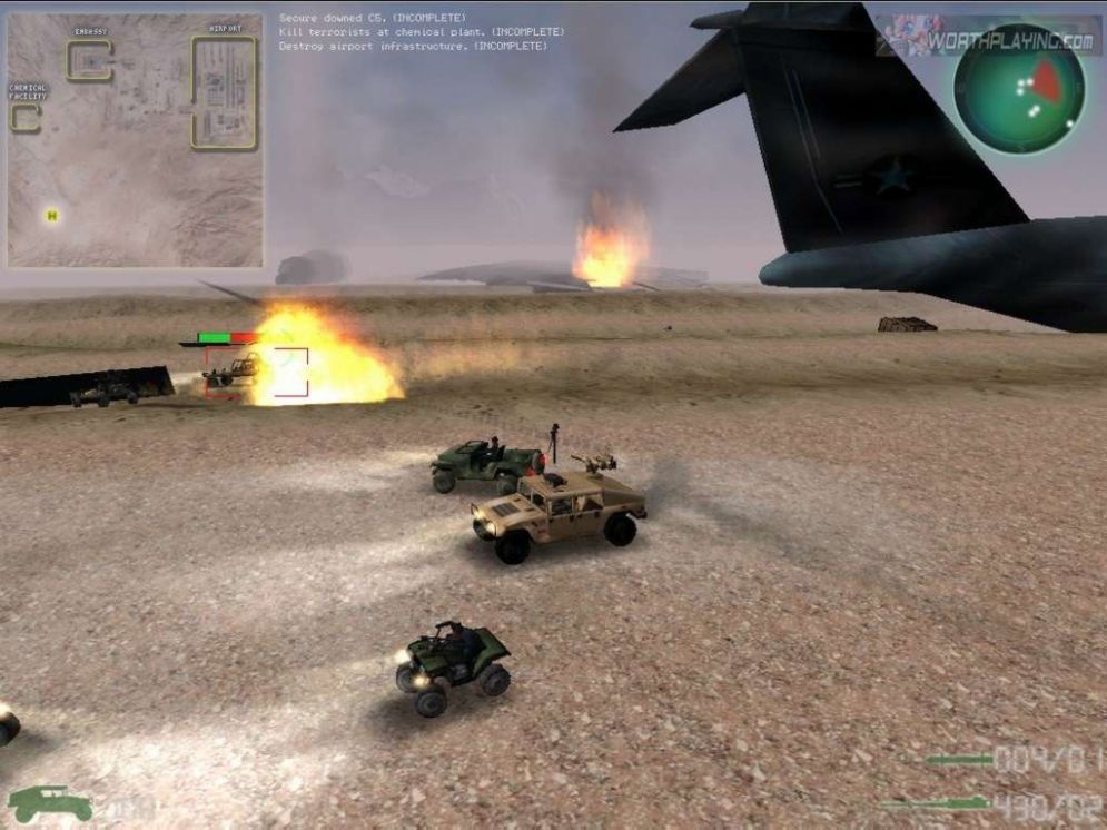 Screenshot ze hry Humvee Assault - Recenze-her.cz