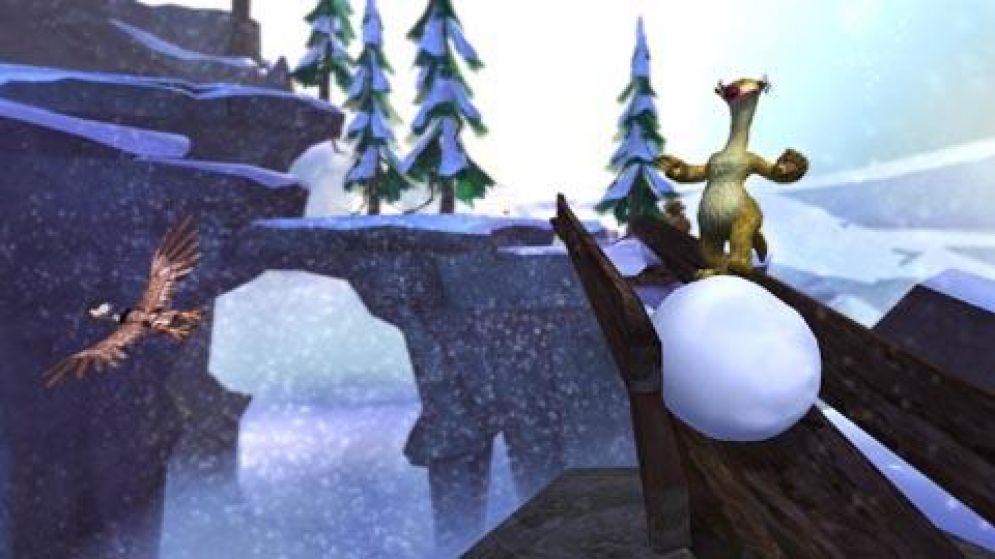 Screenshot ze hry Ice Age 3: Dawn of the Dinosaurs - Recenze-her.cz