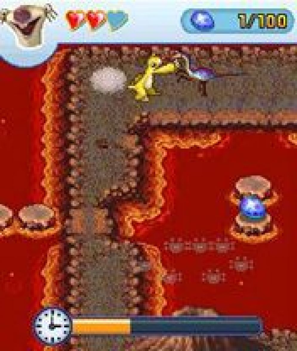 Screenshot ze hry Ice Age: Dawn of the Dinosaurs - Recenze-her.cz