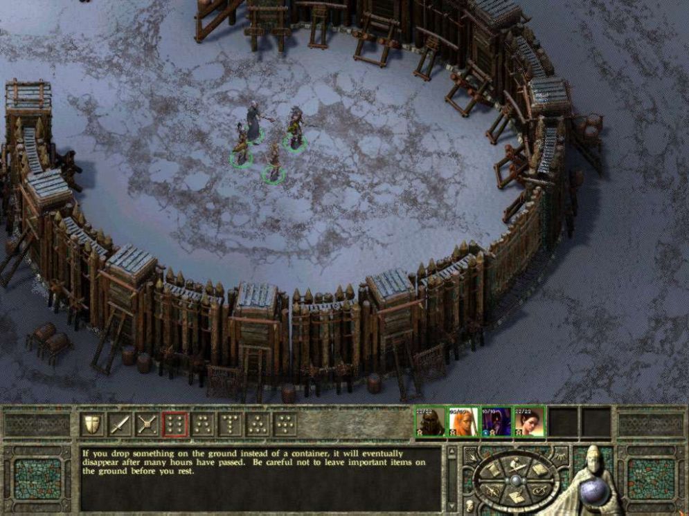 Screenshot ze hry Icewind Dale II - Recenze-her.cz