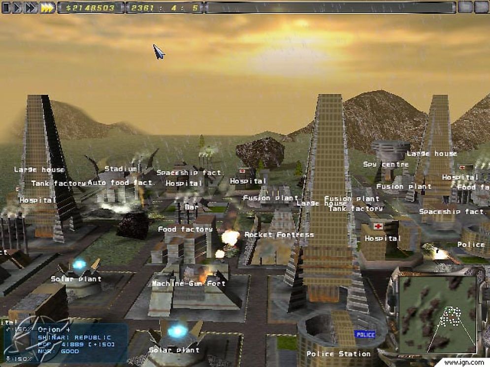 Screenshot ze hry Imperium Galactica II - Alliances - Recenze-her.cz