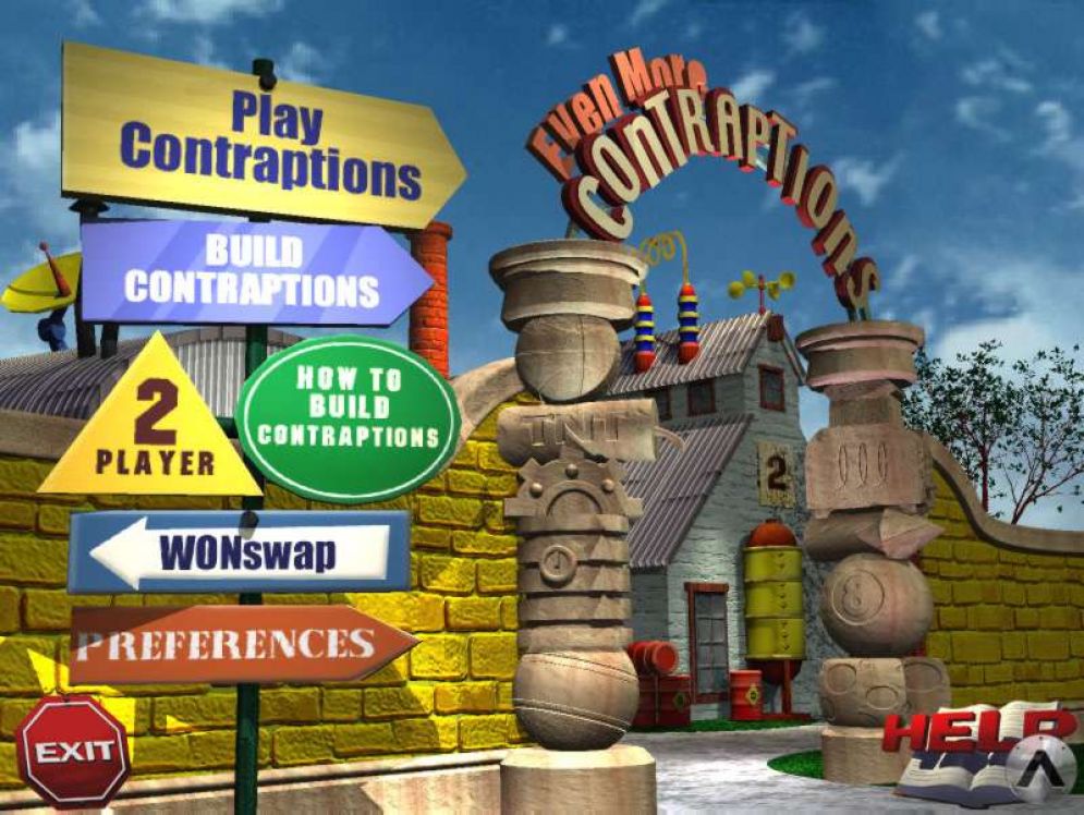 Screenshot ze hry Incredible Machine: Even more Contraptions - Recenze-her.cz