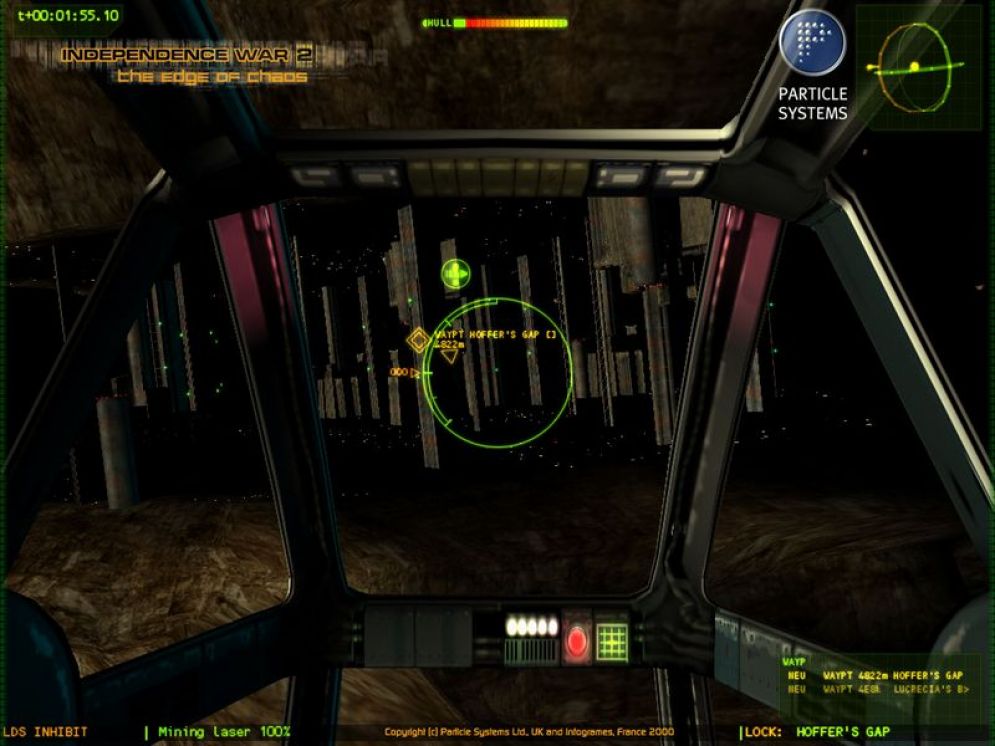 Screenshot ze hry Independence War 2: Edge of Chaos - Recenze-her.cz