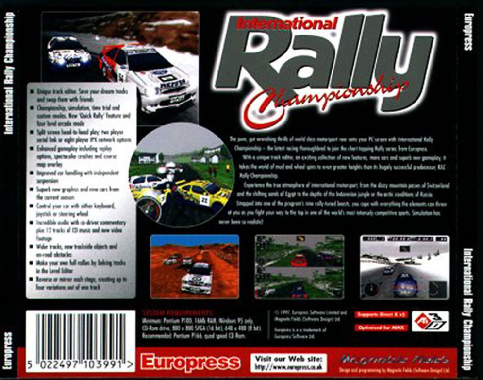 Screenshot ze hry International Rally Championship - Recenze-her.cz