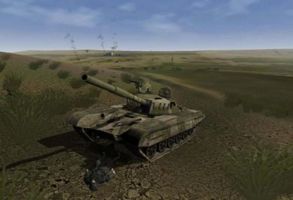 Screenshot ze hry Iron Warriors: T-72 Tank Command - Recenze-her.cz
