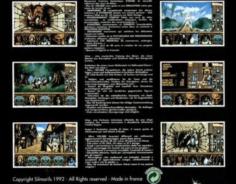 Screenshot ze hry Ishar 1: Legend Of The Fortress - Recenze-her.cz
