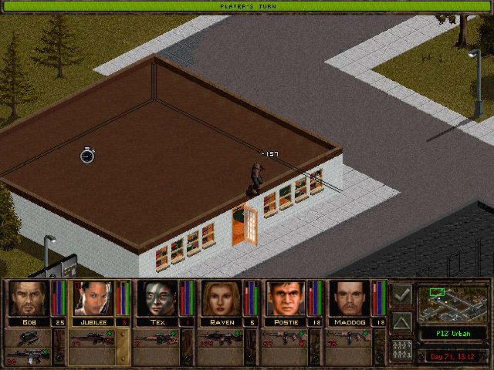 Screenshot ze hry Jagged Alliance 2: Urban Chaos - Recenze-her.cz