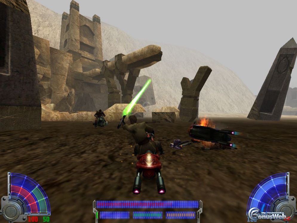 Screenshot ze hry Jedi Knight: Jedi Academy - Recenze-her.cz