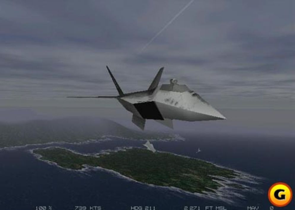Screenshot ze hry Jetfighter: Full Burn - Recenze-her.cz