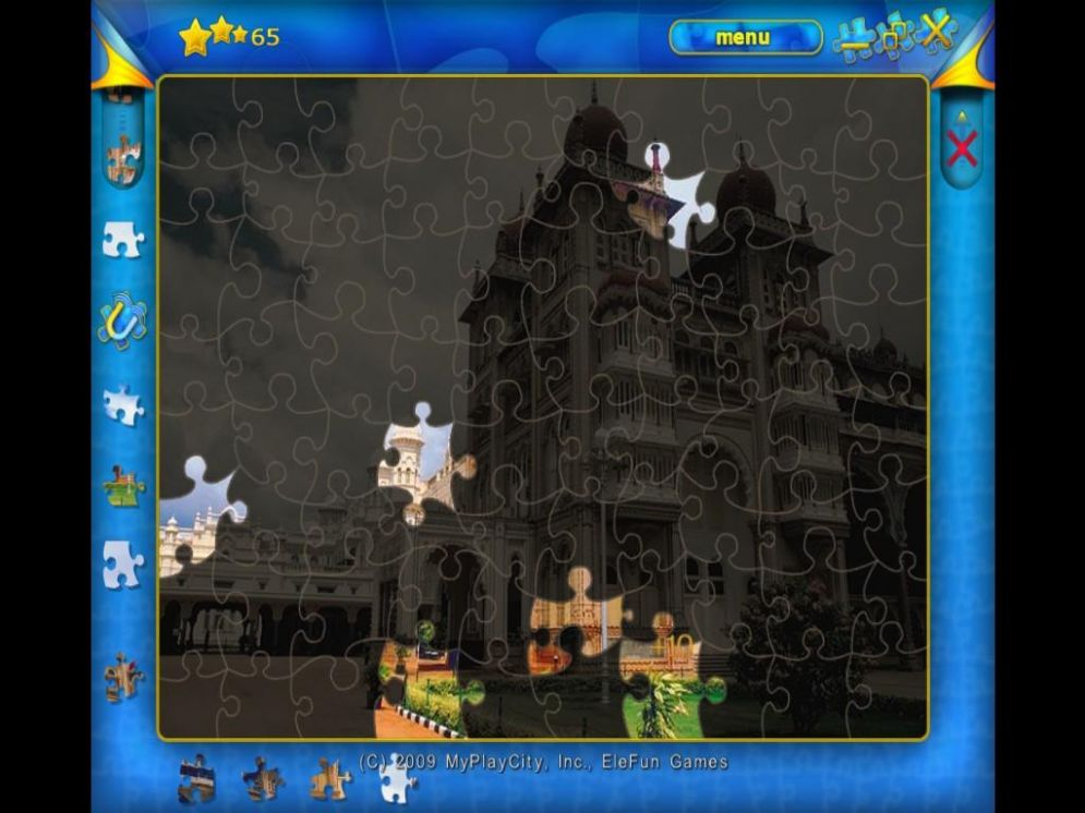 Screenshot ze hry Jigsaw Deluxe - Recenze-her.cz