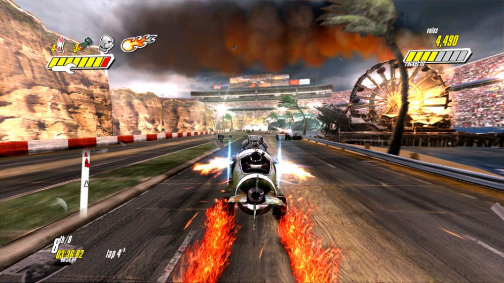 Screenshot ze hry Jimmie Johnsons Anything with an Engine - Recenze-her.cz