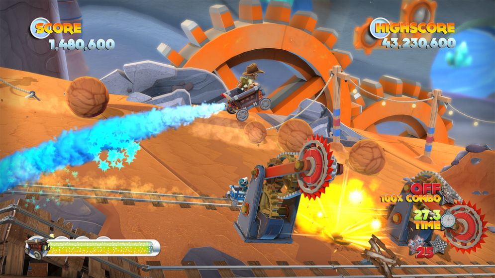 Screenshot ze hry Joe Danger 2: The Movie - Recenze-her.cz