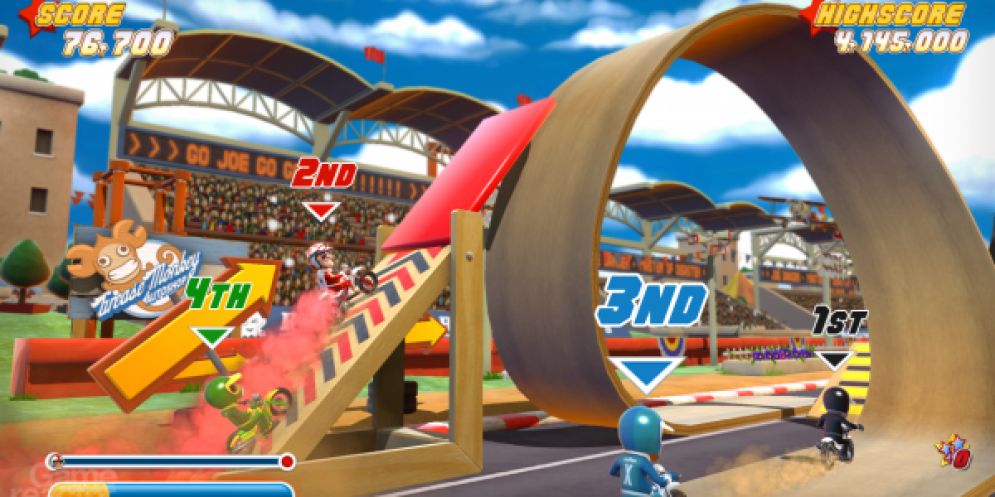 Screenshot ze hry Joe Danger: The Movie - Recenze-her.cz