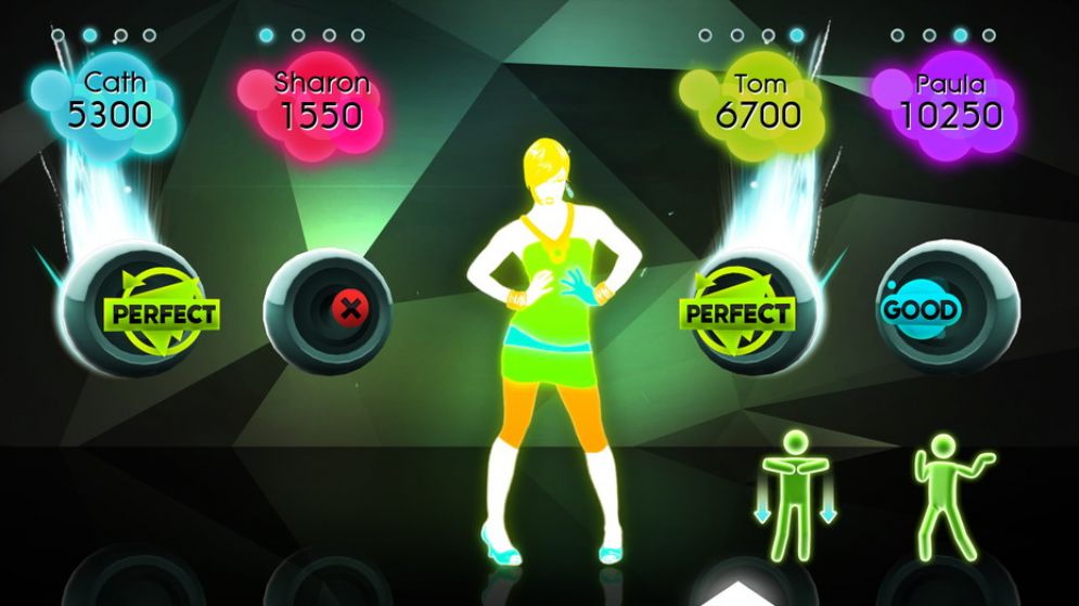 Screenshot ze hry Just Dance 2 - Recenze-her.cz