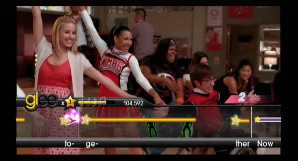 Screenshot ze hry Karaoke Revolution Glee - Recenze-her.cz