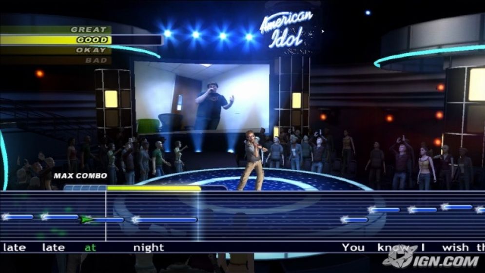 Screenshot ze hry Karaoke Revolution Presents: American Idol Encore 2 - Recenze-her.cz