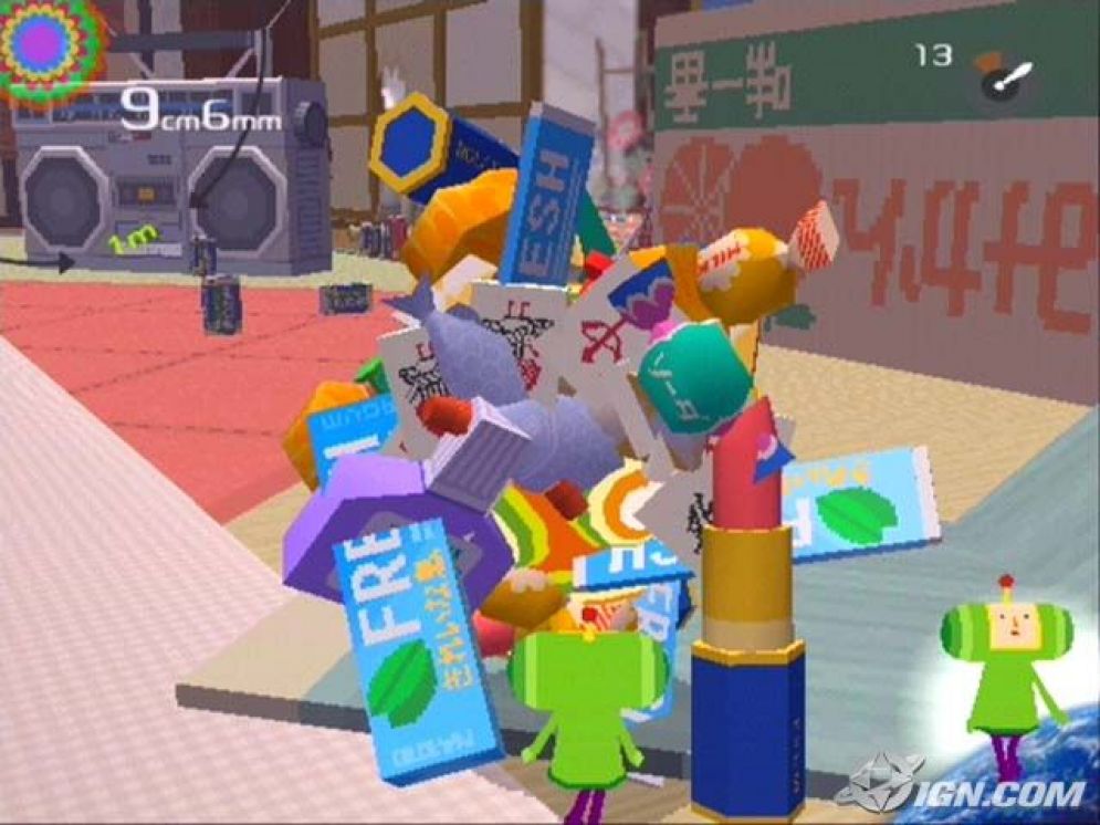 Screenshot ze hry Katamari Damacy - Recenze-her.cz