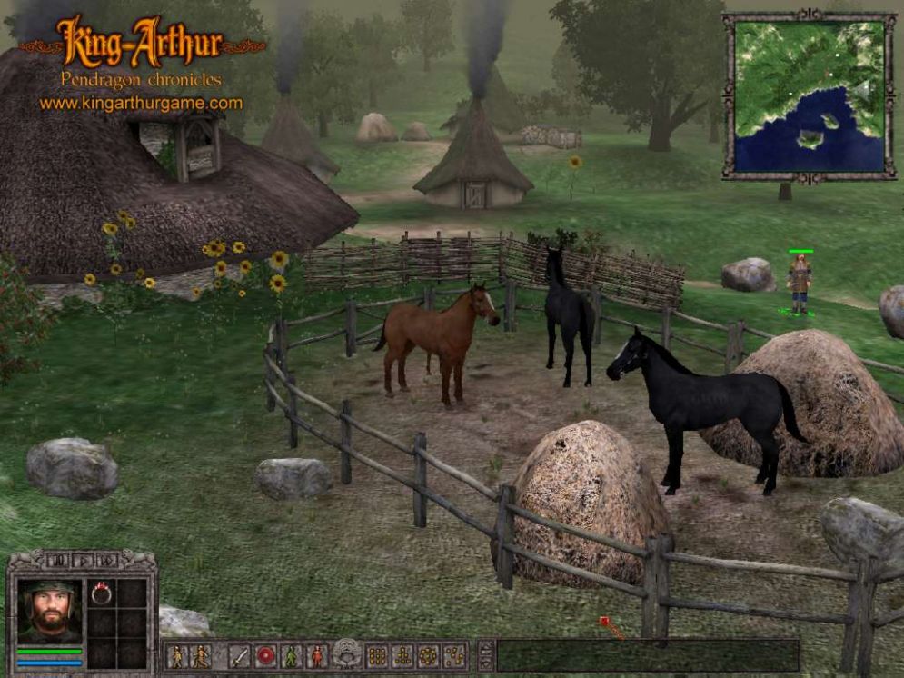 Screenshot ze hry King Arthur: Pendragon Chronicles - Recenze-her.cz