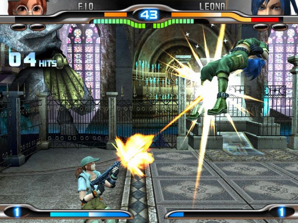 Screenshot ze hry King of Fighters Maximum Impact 2 - Recenze-her.cz