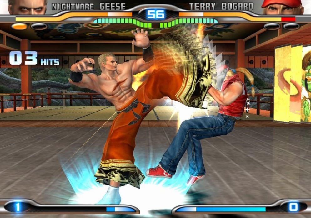 Screenshot ze hry King of Fighters Maximum Impact 2 - Recenze-her.cz