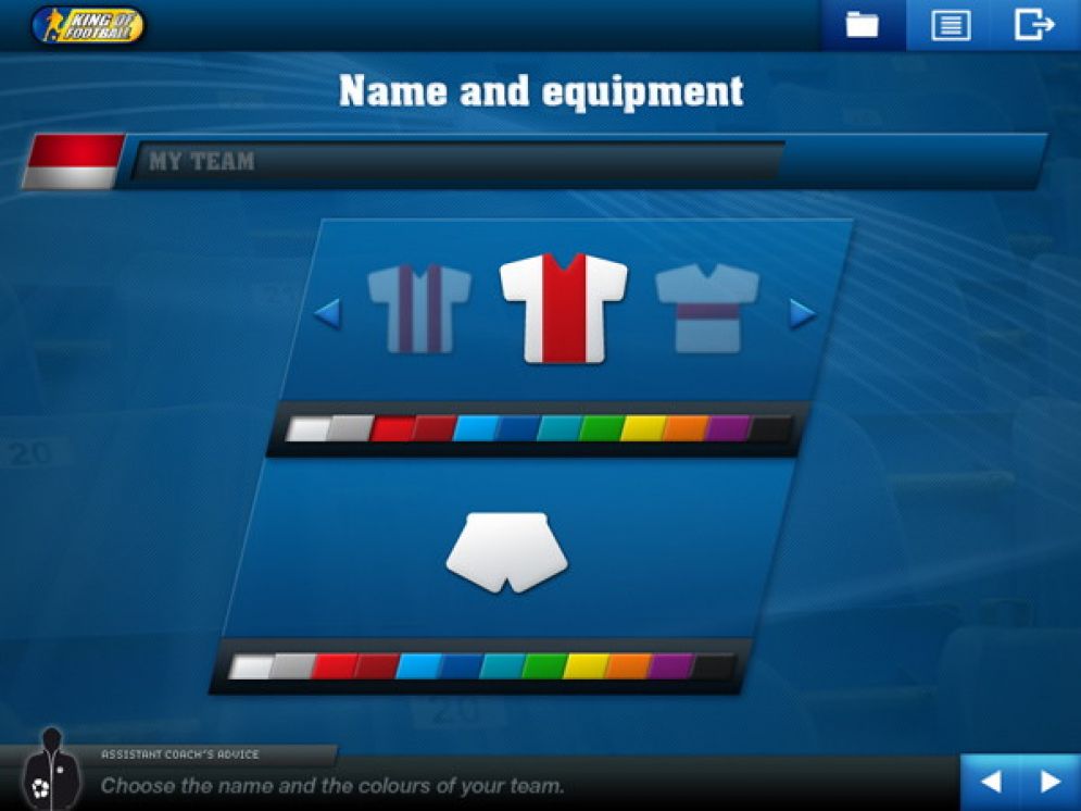 Screenshot ze hry King of Football - Recenze-her.cz