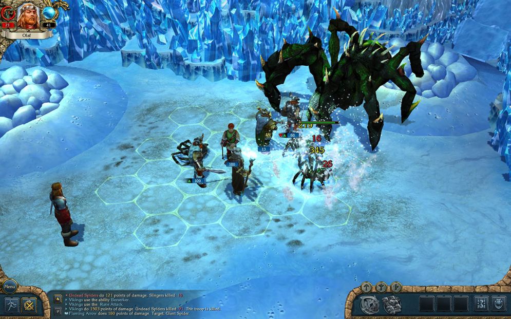 Screenshot ze hry Kings Bounty: Warriors of the North - Recenze-her.cz