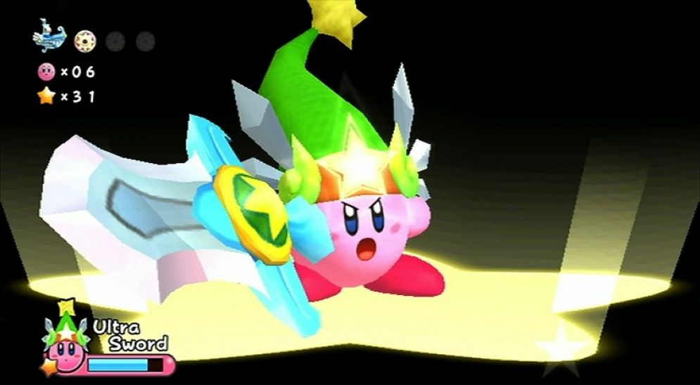 Screenshot ze hry Kirbys Adventure Wii - Recenze-her.cz