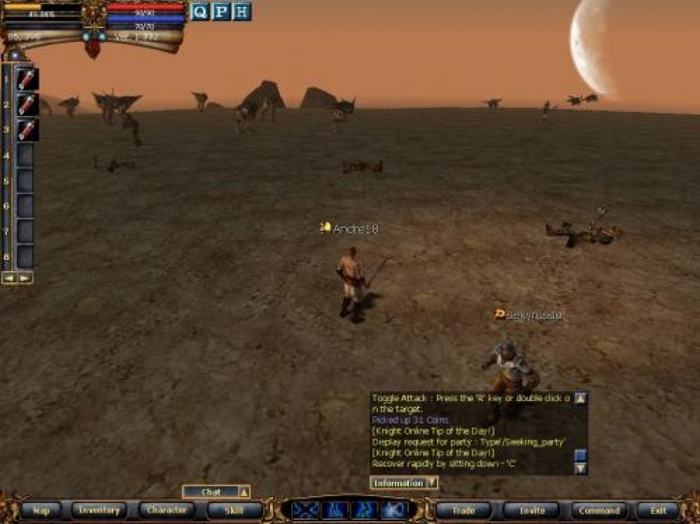 Screenshot ze hry Knight Online - Recenze-her.cz
