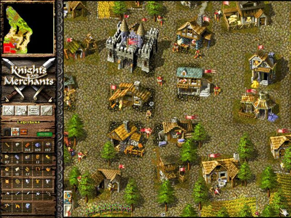 Screenshot ze hry Knights and Merchants: The Peasants Rebellion - Recenze-her.cz