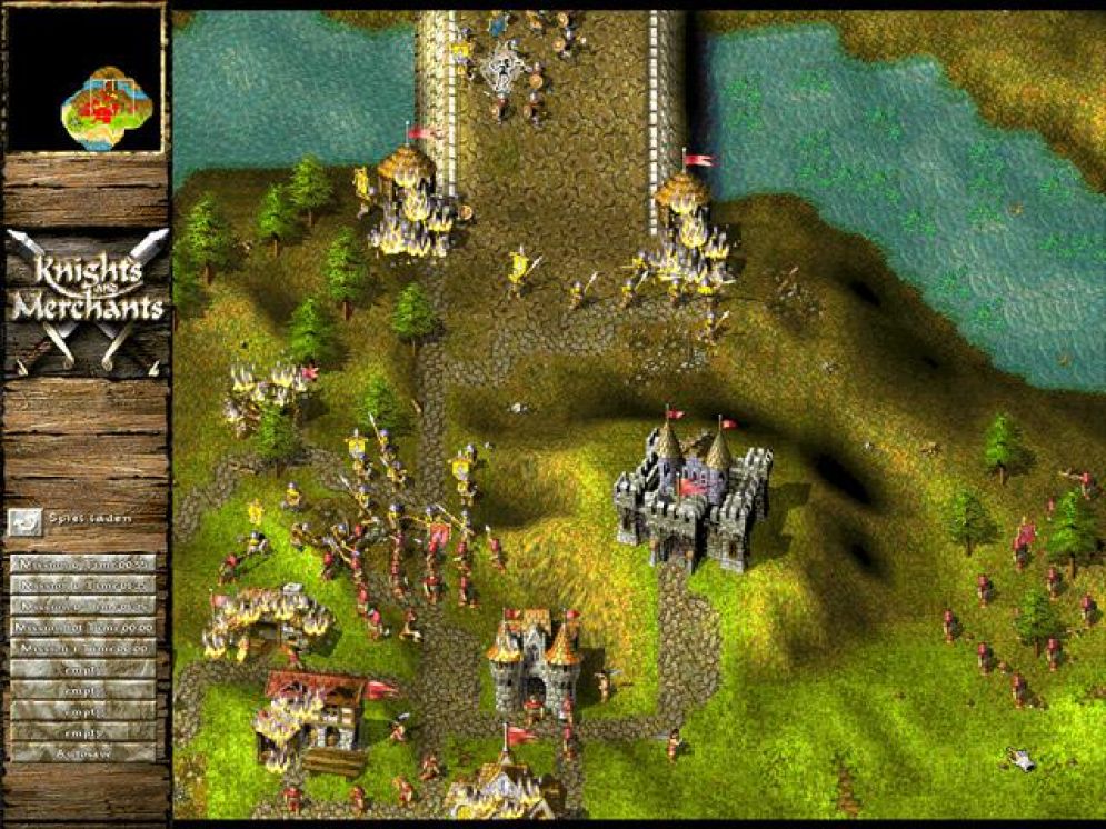 Screenshot ze hry Knights and Merchants: The Peasants Rebellion - Recenze-her.cz