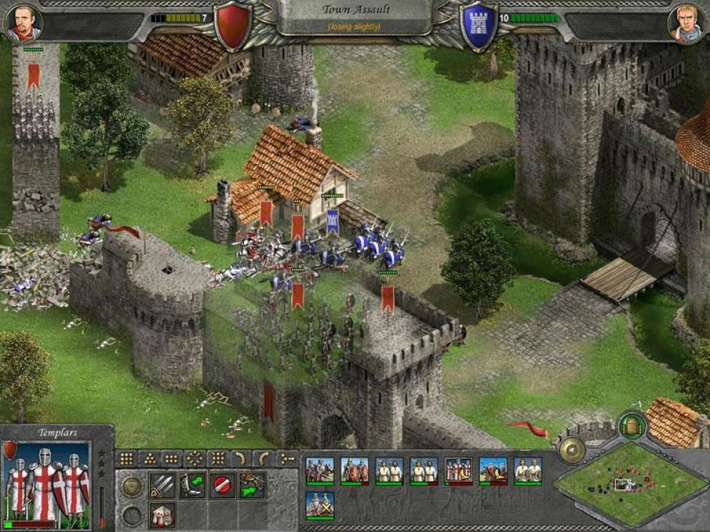 Screenshot ze hry Knights of Honor - Recenze-her.cz