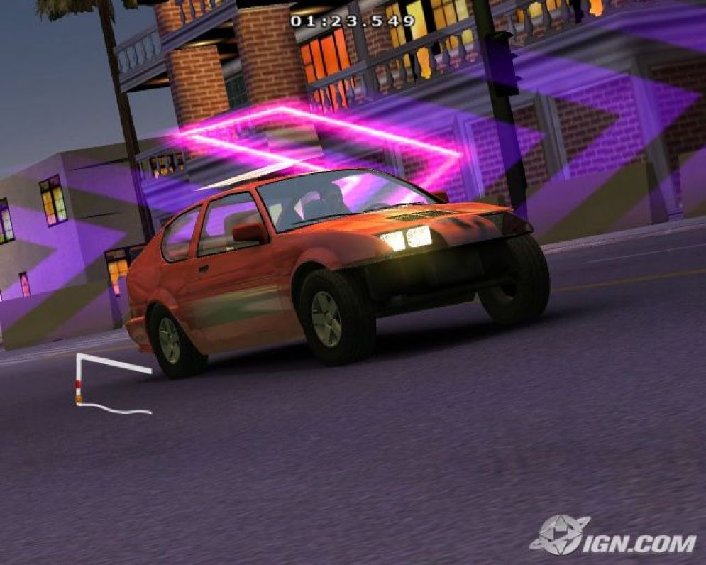Screenshot ze hry LA Street Racing - Recenze-her.cz