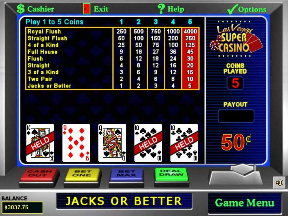 Screenshot ze hry Las Vegas Super Casino VIP - Recenze-her.cz