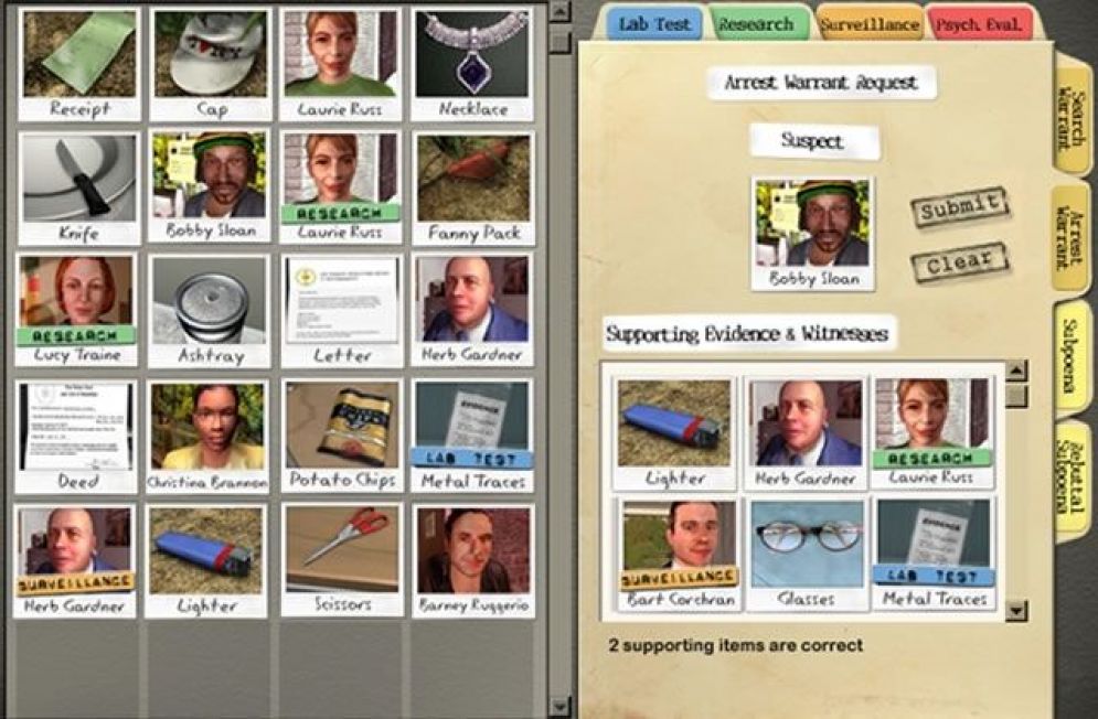Screenshot ze hry Law and Order 2: Double or Nothing - Recenze-her.cz