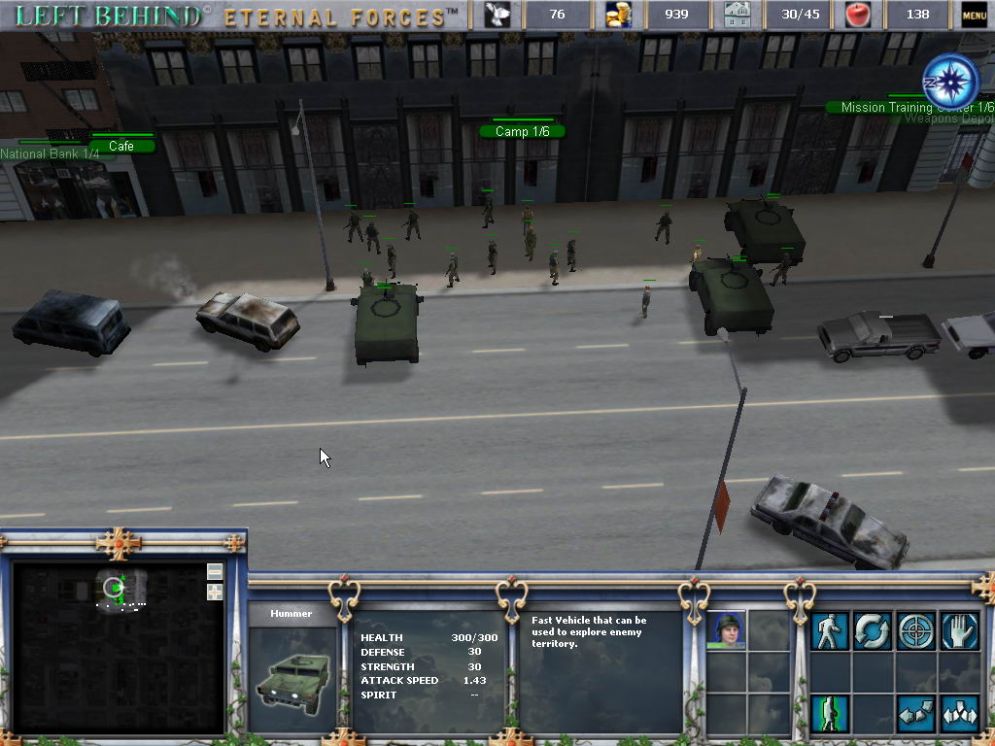 Screenshot ze hry Left Behind: Eternal Forces - Recenze-her.cz