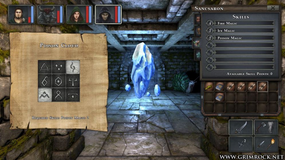 Screenshot ze hry Legend of Grimrock - Recenze-her.cz