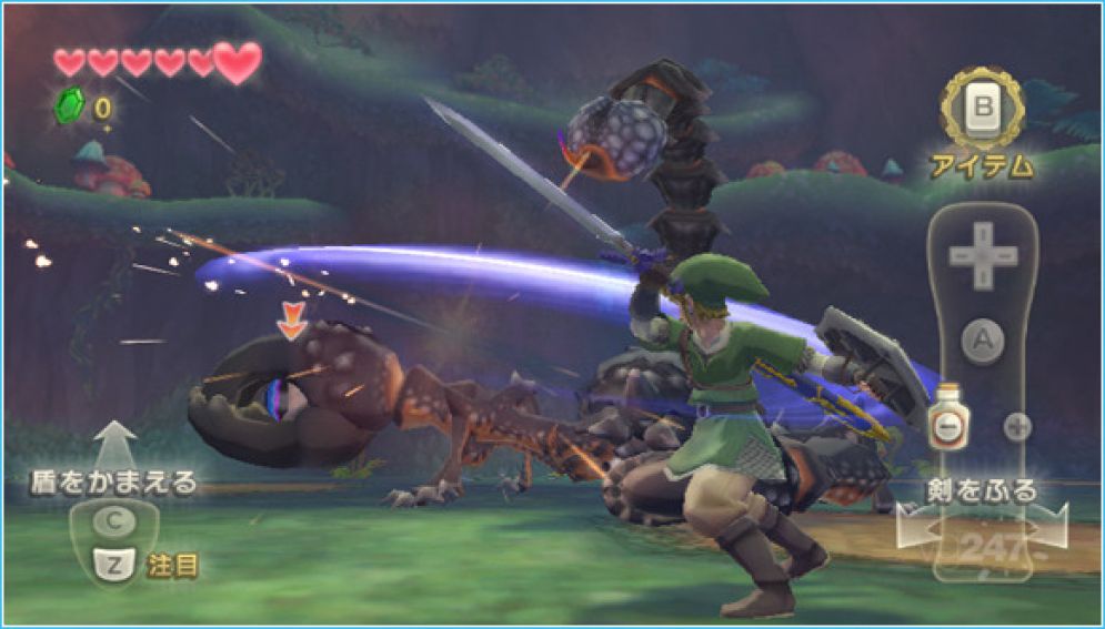 Screenshot ze hry Legend of Zelda: Skyward Sword - Recenze-her.cz