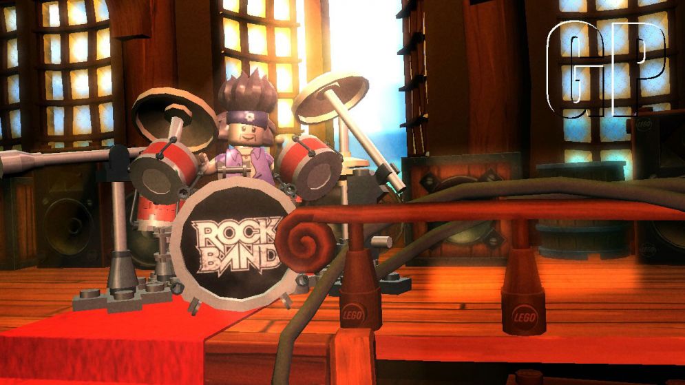 Screenshot ze hry LEGO Rock Band - Recenze-her.cz