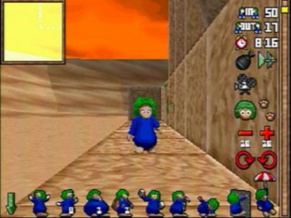 Screenshot ze hry Lemmings 3D - Recenze-her.cz