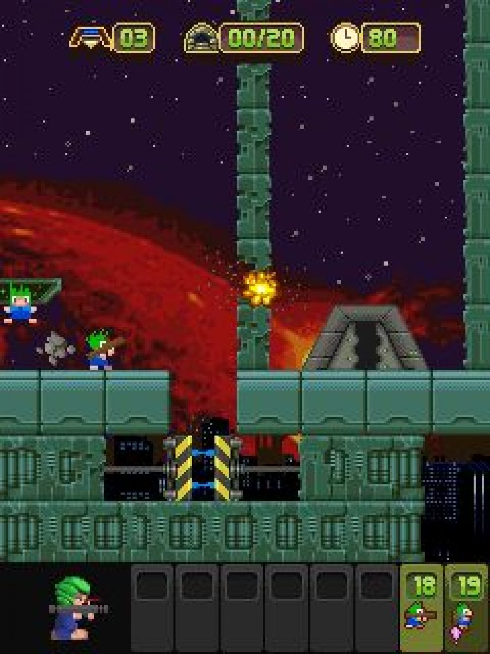 Screenshot ze hry Lemmings Tribes - Recenze-her.cz