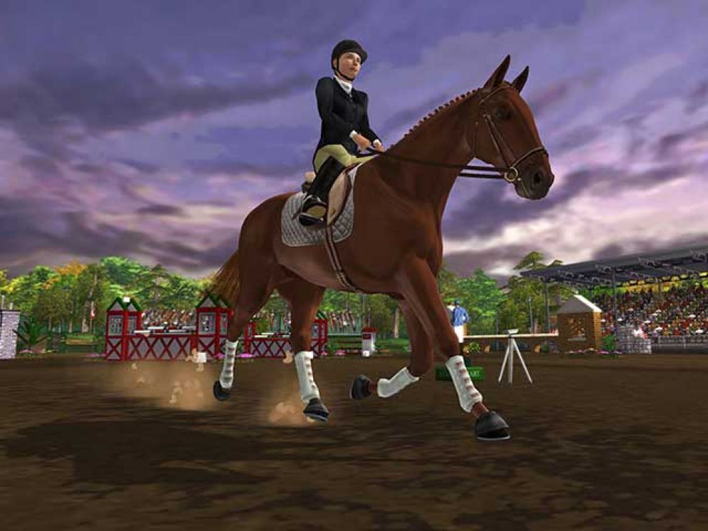 Screenshot ze hry LG Equestrian Challenge - Recenze-her.cz