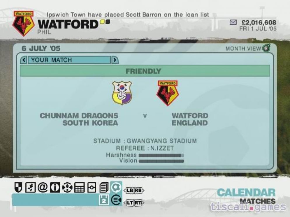 Screenshot ze hry LMA Manager 2006 - Recenze-her.cz