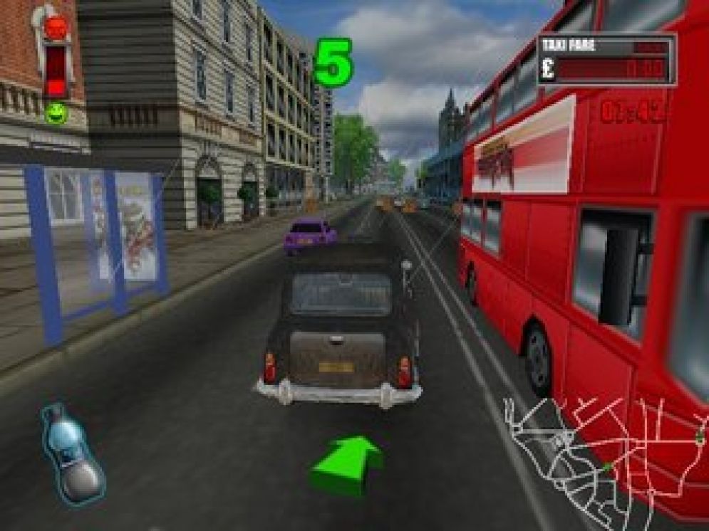 Screenshot ze hry London Taxi Rush Hour - Recenze-her.cz