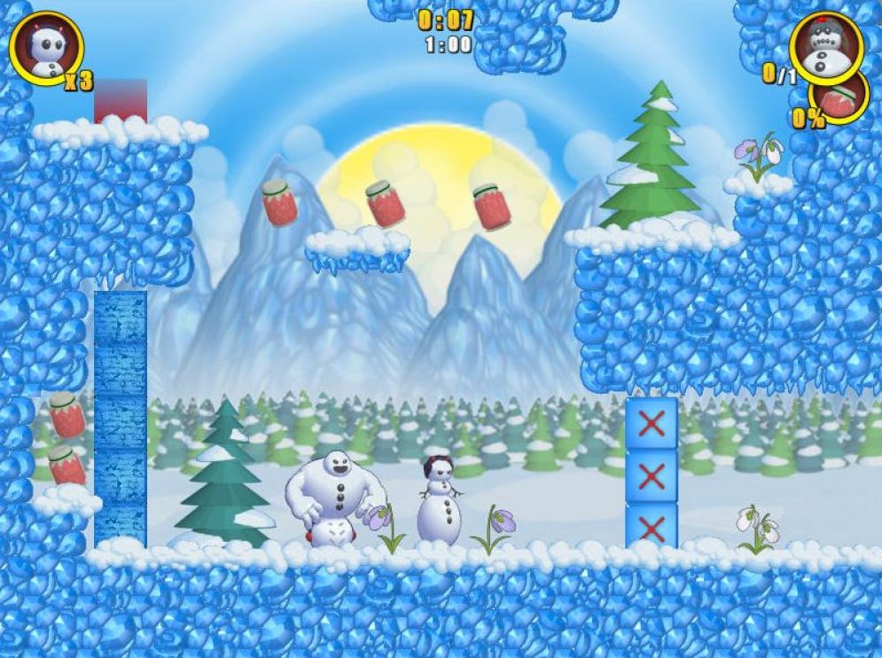 Screenshot ze hry Lost Snowmen - Recenze-her.cz