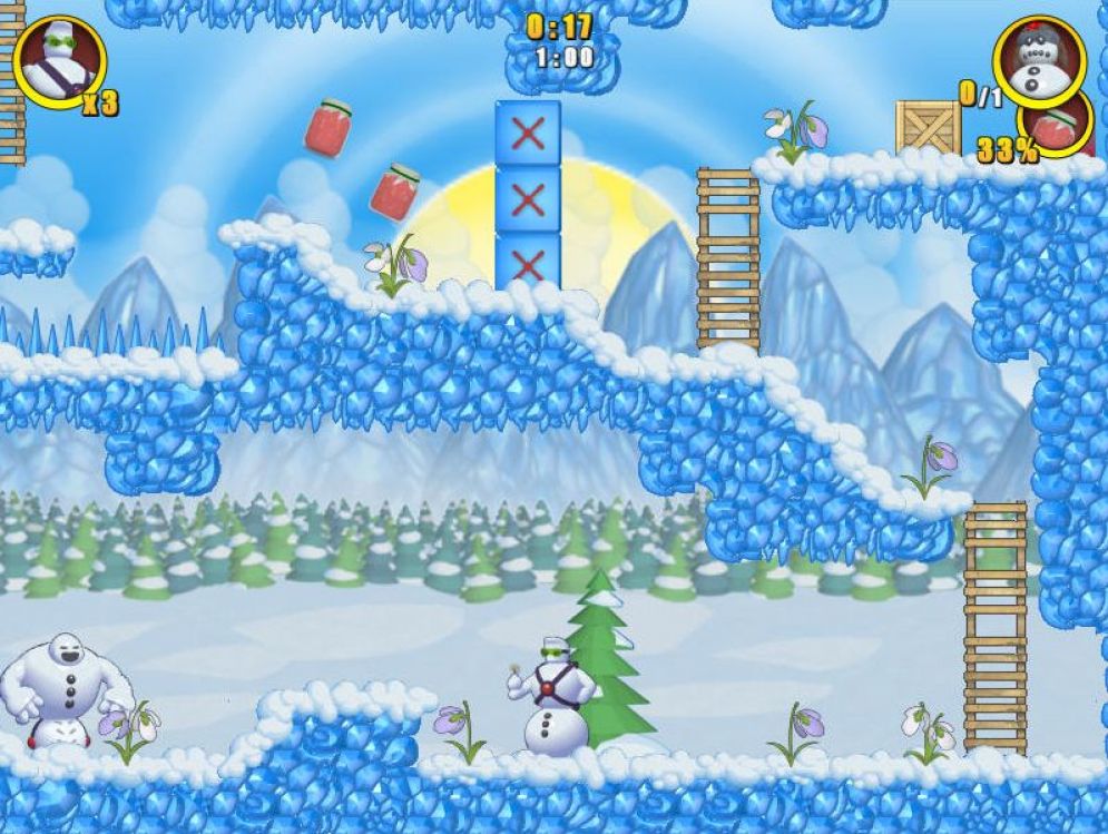 Screenshot ze hry Lost Snowmen - Recenze-her.cz