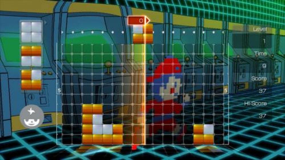 Screenshot ze hry Lumines Supernova - Recenze-her.cz